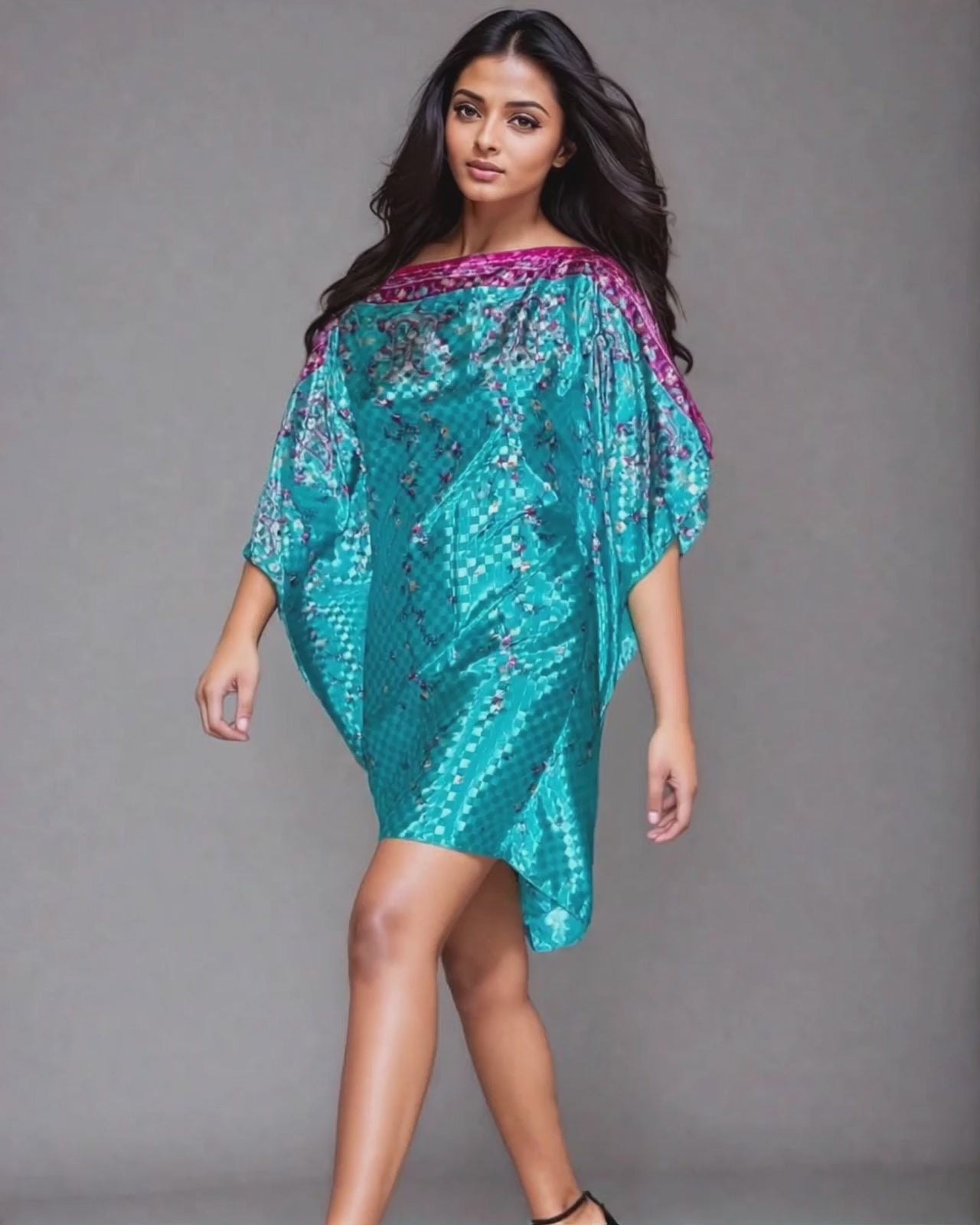 ZALA The Silk Kaftan Dress – Natalie Maharaj